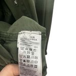 AllSaints Jess Long Sleeve Romper Women’s Size 8 Khaki Green Utility Style Photo 10