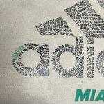 Leed's Beige Miami Graphic Canvas Open Top Tote Approximately 14" X 15" Tan Photo 10