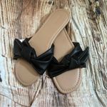 Old Navy  Black Knotted Slide Sandals Size 9 Photo 1
