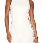 Lulus Decidedly Summery Ivory Cutout Sleeveless O Ring Midi Dress Women’s Medium Photo 0