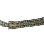 Stella & Dot Bracelet - Antique Style Two-Tone Gold/Silver & Diamanté- Glamour Photo 0