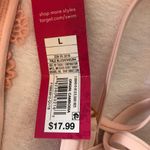 Xhilaration New  Pale Blush Pink Bikini Top size L Photo 5