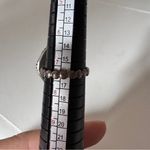 Vintage Green Jade Sterling Silver Southwestern Style Ring Womens 7.5 Estate Photo 6