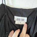 Vintage Y2K Byer Too Dress Sz L Chiffon Layered Whimsigoth Fairy Foral Gyaru Black Photo 7