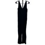 Anthropologie HD In Paris Women’s 0 Embroidered Wide Leg Jumpsuit Black Western Photo 5