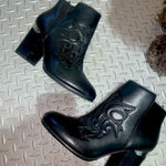 H&M Western style embroidered ankle boots boho designer casual fall  rare classic Photo 0