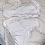 SheIn White Bathing Suit One-Piece Photo 1