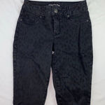 Leopard print jeans Black Photo 3