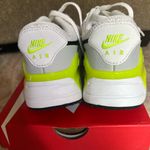 Nike  Air Max White and Neon Sneakers Photo 4