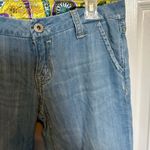 Miss Me  Wide Leg Flare Low Rise Denim Jeans Eden Light Distress size 28 Photo 7