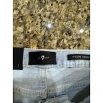 7 For All Mankind Tailorless Dojo Jeans Women Size 30 Light Wash Italian Fabric Photo 10
