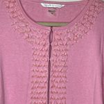 Peter Nygard  Beaded Cardigan‎ Sweater Pink as is Photo 8