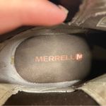 Merrell  wedgetarian cinnamon smooth leather ankle boots women’s size 7 casual Photo 7