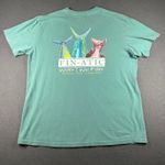 Comfort Colors Lulus T-Shirt Large Green Short Sleeve Graphic Gulf Shores Destin Myrtle Beach Photo 1