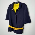 Alice + Olivia  wool coat in purple Photo 1