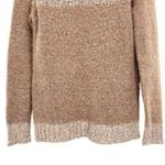 FATE. Clairina Women's Textured Teddy Knit Taupe Crewneck Sweater Photo 7