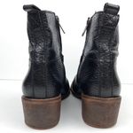 J.Crew  Black Pebbled Leather Perrie High Shaft Side Zip Western Boots Sz 8.5 Photo 2