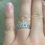 Silver Princess Crown Ring Photo 4