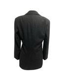 J. CREW Wool Blend Dark Academia Blazer Jacket Preppy Charcoal Gray size 4 Photo 3