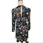 ZARA  Woman Fall Floral Print Long Sleeve Shift Dress Women’s Size Small Photo 2