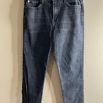 Gap jeans black size 10/30 tall raw hem Photo 1
