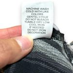 Originality Black White Plaid Cropped Raw Hem Oversize Flannel Top – Large Photo 7