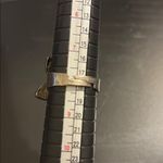 Elegant Rhinestone Floral Ring Purple Size 8 Photo 3