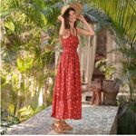 Sundance Artful Ari 100% Cotton Floral Maxi Dress in Large Photo 1
