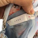 Lush Clothing Lush Light Blue Floral Racer Back Dress Size M Photo 6