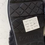 Bear paw Loki Exotic Black Sequin Slippers, Size 6, NWOT Photo 7