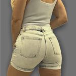 Saint Laurent  SS16 acid wash denim shorts Photo 1