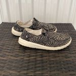 Hey Dude shoes Wendy woven zebra black stripe women’s size 6  Photo 1