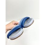 Seychelles  Sandals Womens Size 9 Leather Low Key Blue Bright Slides Photo 4