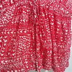 Victoria's Secret  Red Heart Tie Waist Tunic Top Cover Up Caftan Size OS Photo 2