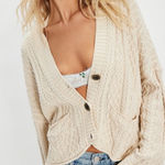 Free People  washed ashore cardi new without tags small Photo 0