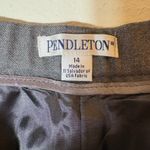 Pendleton NWT Vintage  100% Virgin Wool Gray Career Dress Pants Size 14 Photo 4
