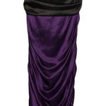 Windsor  Strapless Prom Dress Purple‎ Black Photo 0
