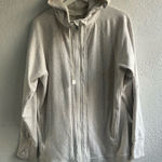 Athleta  Light Gray Fleece Jacket Photo 0
