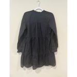 ZARA  Eyelet Short Dress Long Sleeve Tiered Ruffle Size Medium 2349 Photo 5