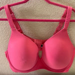 Avenue Watermelon Pink Underwire Plunge Full Coverage T-Shirt Bra 46DD Photo 0