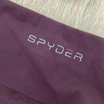 Spyder | Maroon Crop Activewear Workout Leggings Photo 3