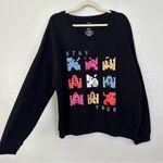 Disney Mickey Mouse Black Graphic Sweatshirt, Size XXL Photo 1