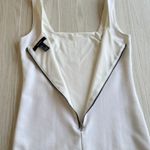 Forever 21  Women’s Small White Sleeveless Midi Bodycon Dress Photo 4