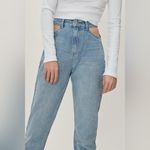 Nasty Gal Cut Out High Waisted Mom Jeans Photo 2