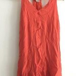 Lush Clothing LUSH CROCHET DETAIL DRESS RED FLOWY V‎ NECK ADJUSTABLE TASSEL TIES WOMENS… Photo 1