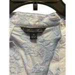 Brooks Brothers  Women Embroidered Floral Split Neck Fit & Flare Dress Size‎ 14 Photo 4