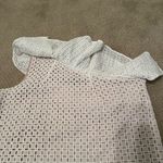 J.Crew  One Shoulder Eyelit Ruffle Blouse Photo 9