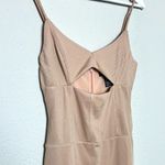 H:ours  Modi Mini Tan Ribbed Dress Photo 2