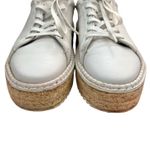 Rag and Bone White Tan Rope Kent Leather Espadrille Platform Sneakers sz 37.5 / 7 Photo 10