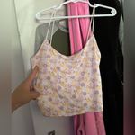 PacSun  Floral Crop Tank Top size Small Photo 6